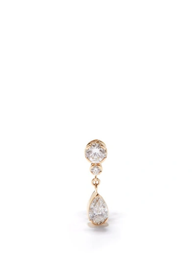 Sophie Bille Brahe Goutte 18-karat Gold Diamond Single Earring