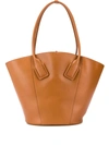 Bottega Veneta Medium Basket Tote Bag In Brown/gold