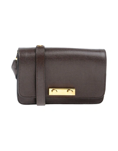 Marni Cross-body Bag In Dark Brown