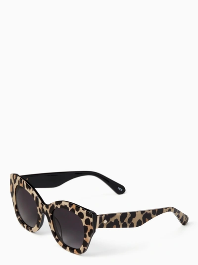 Kate Spade Jalena Sunglasses In Leopard