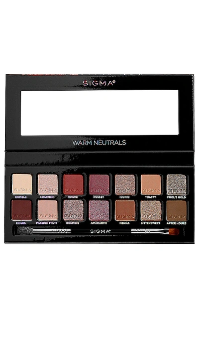 Sigma Beauty Warm Neutrals Eyeshadow Palette In N,a