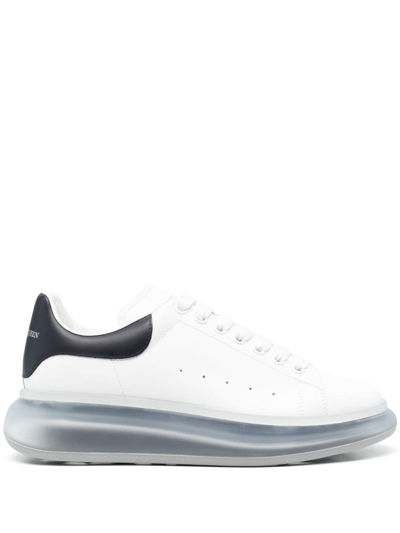 Alexander Mcqueen Low-top Sneakers Larry Calfskin In White