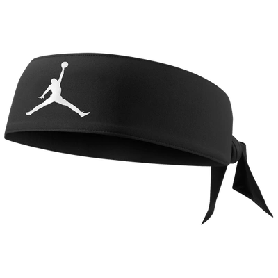 Jordan Dri-fit Jumpman Head Tie In Black,white