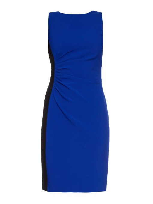 Diane Von Furstenberg Laura Colorblock Sheath Dress In Blue | ModeSens