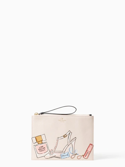 Kate Spade Wedding Belles This Is The Life Medium Bella Pouch In Multi