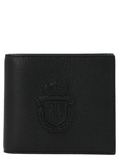 Billionaire Couture Men's Black Leather Wallet