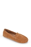 Gentle Souls By Kenneth Cole Gentle Souls Signature Mini Driving Loafer In Cognac Suede