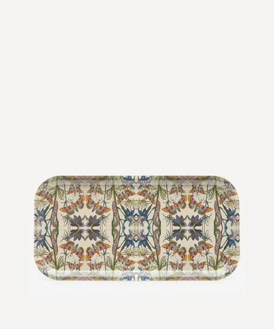 Avenida Home Prairie Narrow Rectangular Birch Wood Tray In Multicoloured