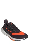 Adidas Originals Adidas Men's Ultraboost 21 Running Shoes In Carbon/black/solar Red