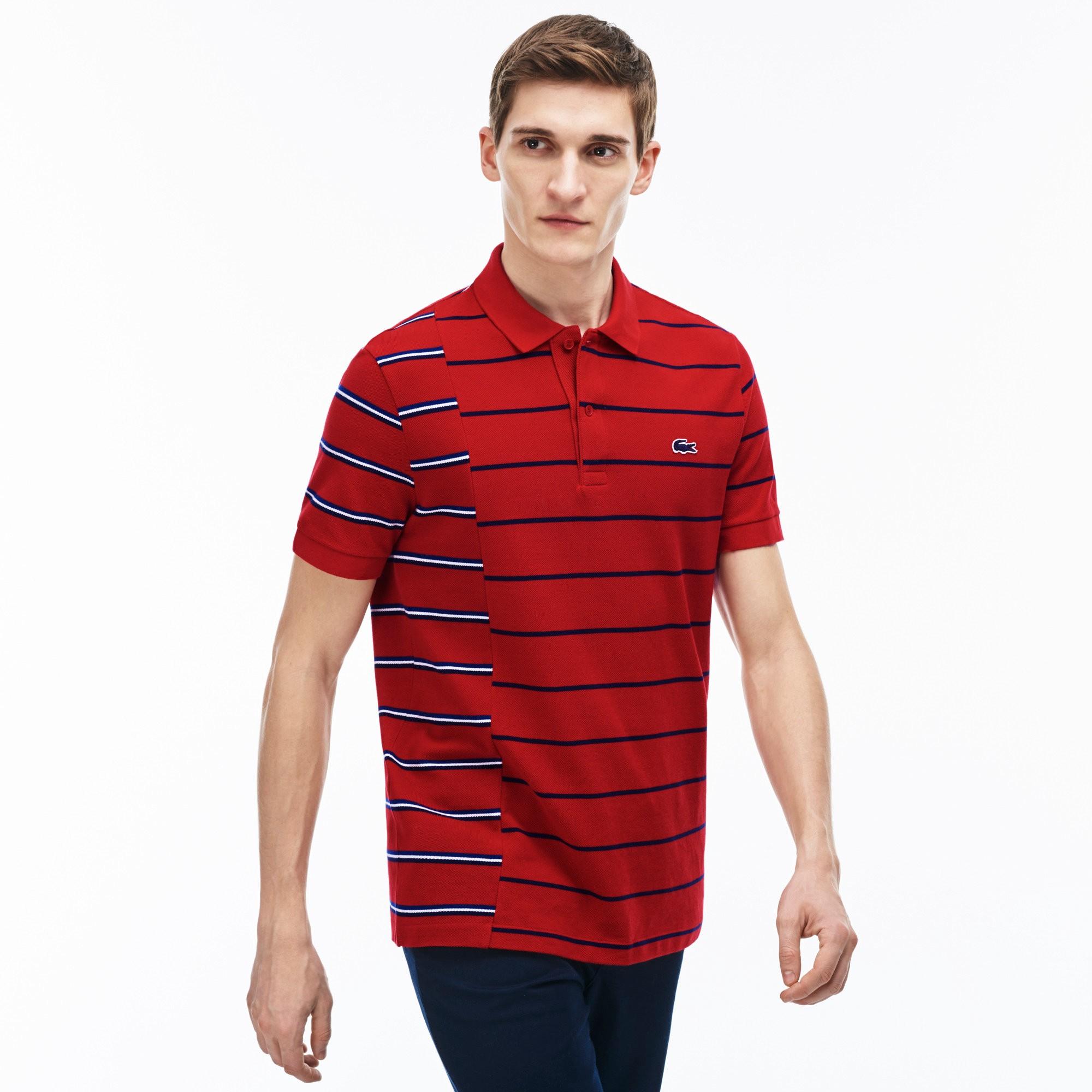 Lacoste Men's Made In France Regular Fit Cotton Piqué Polo Shirt - Red ...