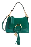 See By Chloé Mini Joan Leather Crossbody Bag In Woodsy Green