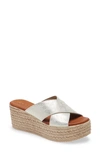 Cordani Bella Espadrille Wedge Sandal In Gold