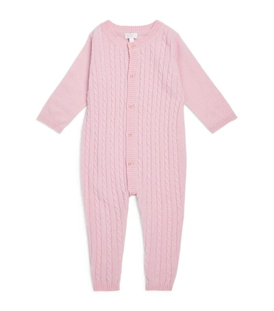Harrods Of London Cashmere All-in-one (0-18 Months) In Pink