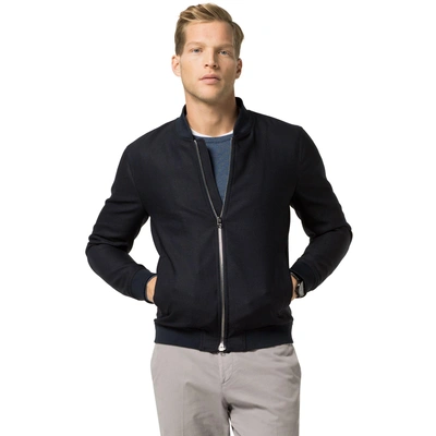 tommy hilfiger wool bomber jacket