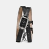 Coach Ludlow Double Wrap Watch With Charm, 17mm X 24mm - Women's In Black