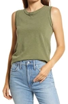 Madewell Westville Tank Top In Dried Clover