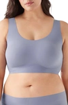 True & Co. True Body Lift Wireless Bra In Blue Granite