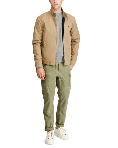 Ralph Lauren Polo Cotton Twill Jacket In Highland Khaki | ModeSens