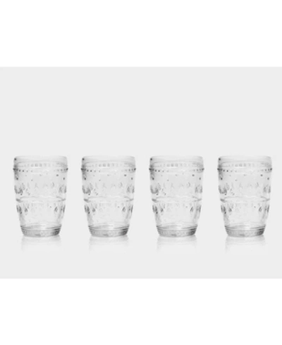 Euro Ceramica Fez Highball Glasses, Set Of 4 In Clear