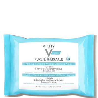 Vichy Purete Thermale 3-in-1 Micellar Wipes (25 Count)