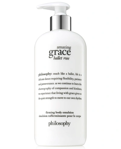 Philosophy Amazing Grace Ballet Rose Firming Body Emulsion In No Color