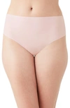 B.tempt'd By Wacoal B.bare High-waist Thong In Rose Smoke