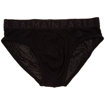 Balmain Men's Underwear Briefs In Nero