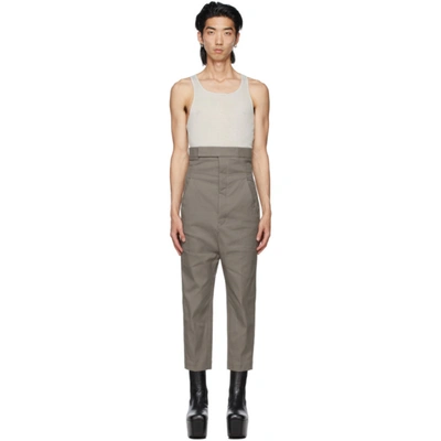 Rick Owens Taupe Dirt Trousers In 34 Dust