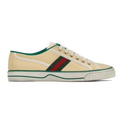 Gucci Beige ' Tennis 1977' Sneakers In 9361 Burro/