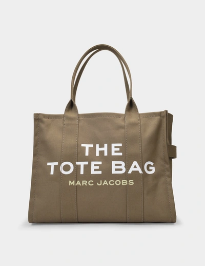 Marc Jacobs (the) Tasche Traveler Tote Aus Canvas Kaki In Green