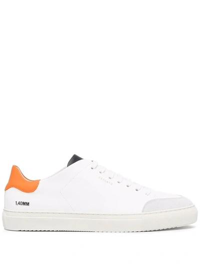 Axel Arigato White & Orange Clean 90 Triple Sneakers In Multicolour
