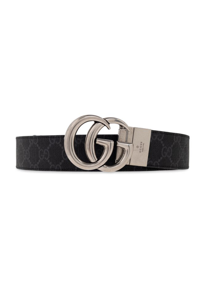 Gucci 'gg Marmont' Reversible Belt In Nero