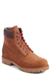 Timberland Men's Premiere Waterproof Nubuck Leather Hiking Boots In Tundra Waterbuck