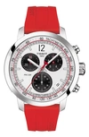 Tissot Prc 200 Chronograph, 43mm In Silver