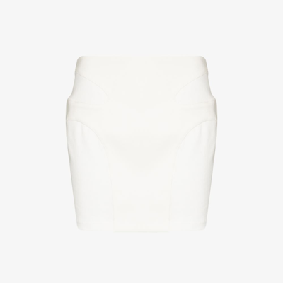 Dion Lee Off-white Contour Stitch Miniskirt