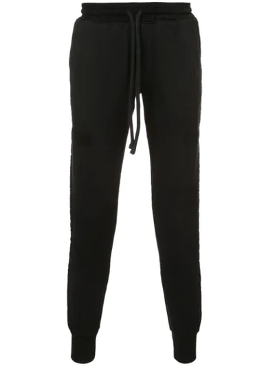 Rta Drawstring Track Trousers In Black