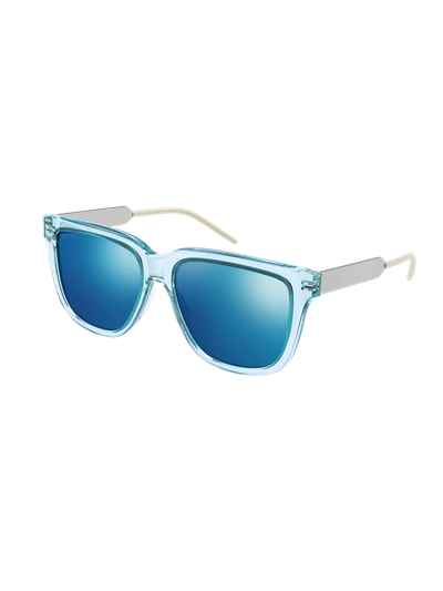 Gucci Gg0976s Sunglasses In Light Blue Light Blue