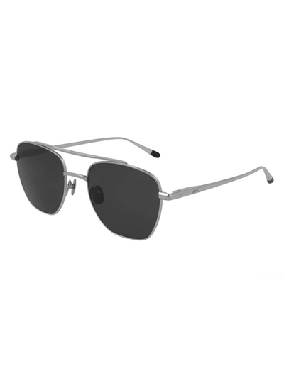 Brioni Br0089s Sunglasses In Silver Silver Grey