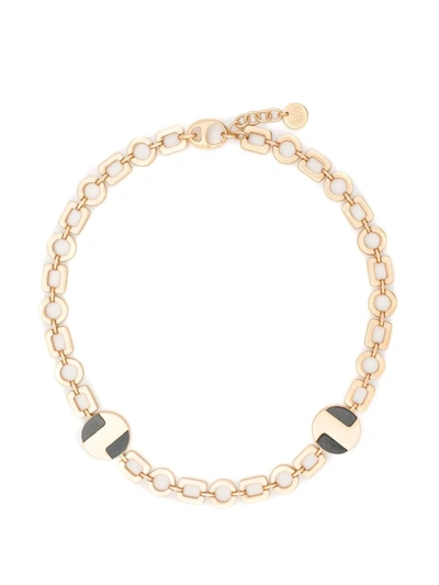 Ports 1961 Circular Charm Necklace In Gold