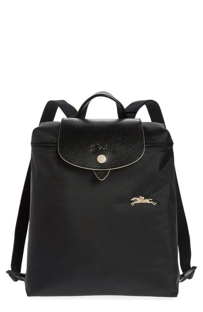 Longchamp Le Pliage Club Backpack In Black