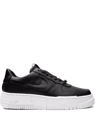 Nike Air Force 1 Pixel Sneakers In Black/ Black/ White/ Black
