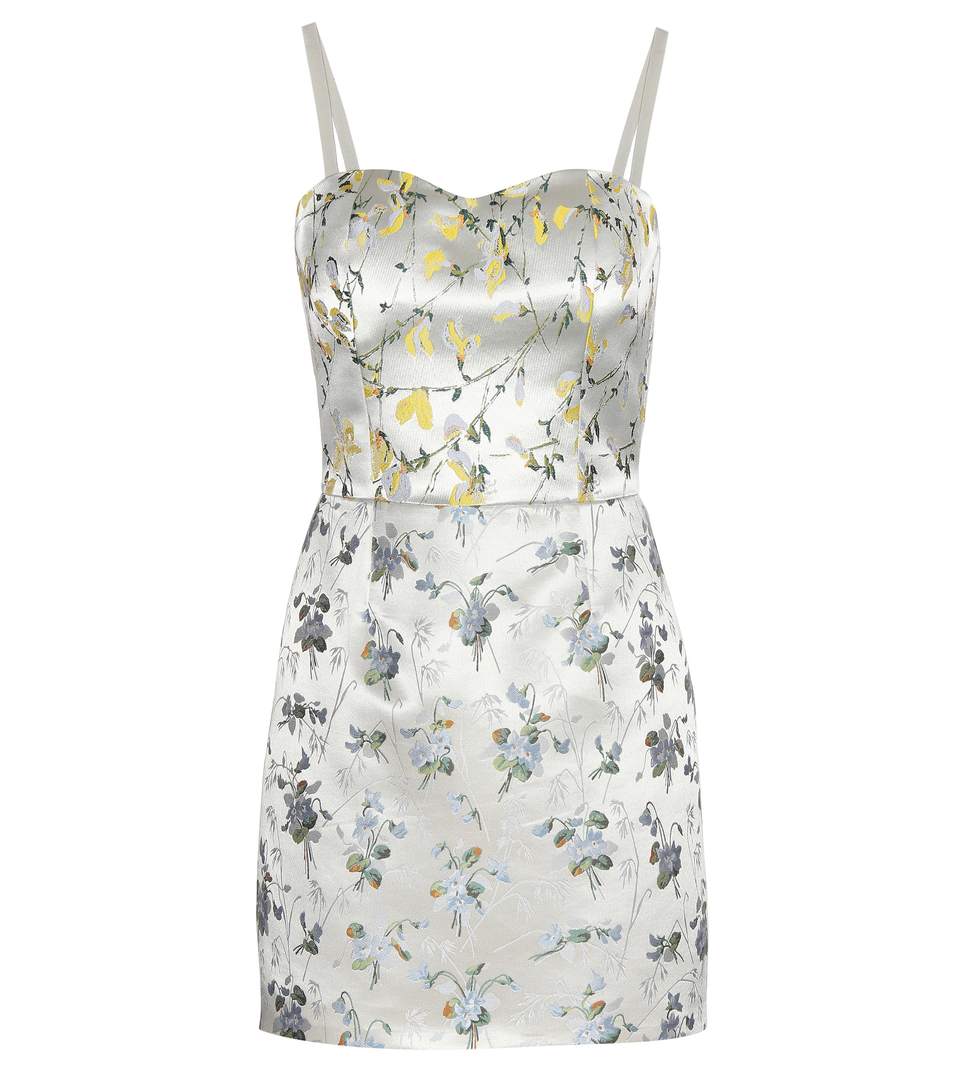 ALEXANDER MCQUEEN Mini Jacquard Dress (Multicolour) main image 1