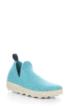 Asportuguesas By Fly London City Sneaker In 051 Aqua Tweed/ Felt