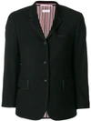 Thom Browne Flap Pockets Fitted Blazer In Black