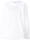 Fendi Karl Motif Sweatshirt - White