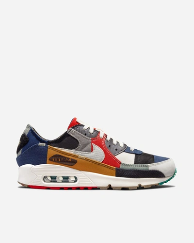 Nike Air Max 90 Legacy Patchwork Canvas, Ripstop And Mesh Sneakers In Multicolor
