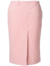 Marni Alpaca And Silk Skirt In Pink