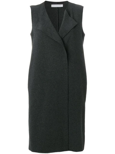 Harris Wharf London Buttoned Sleeveless Coat