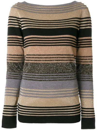 Antonio Marras Striped Knitted Top In Multicolour