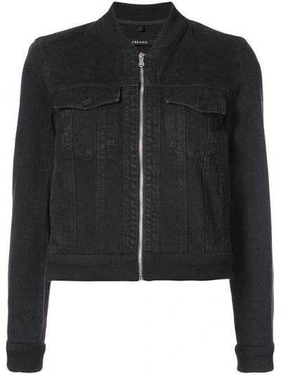J Brand - Zipped Denim Jacket | ModeSens